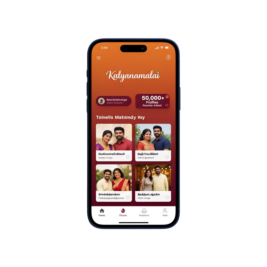 Kalyanamalai mobile app preview